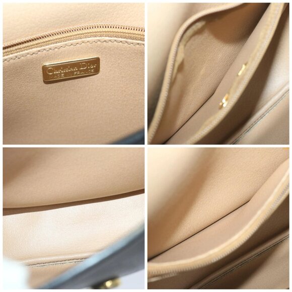 Christian Dior Trotter Canvas Shoulder Bag Black Auth yk10545 - Picture 15 of 16